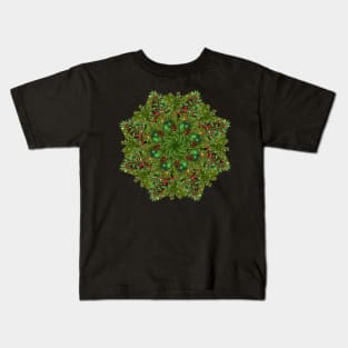 new year tree mandala Kids T-Shirt